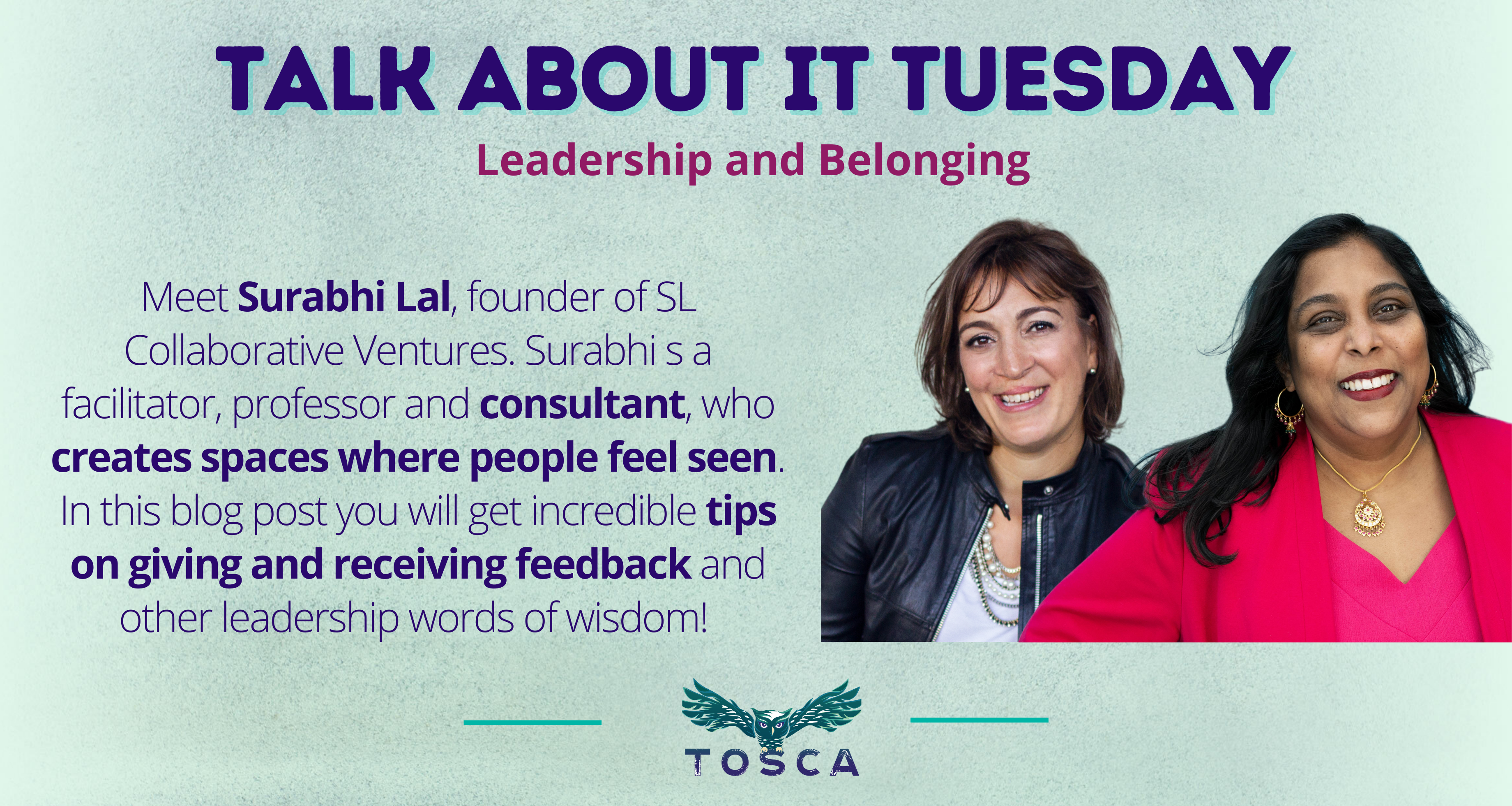 Talk About It Tuesday:  Leadership and Belonging