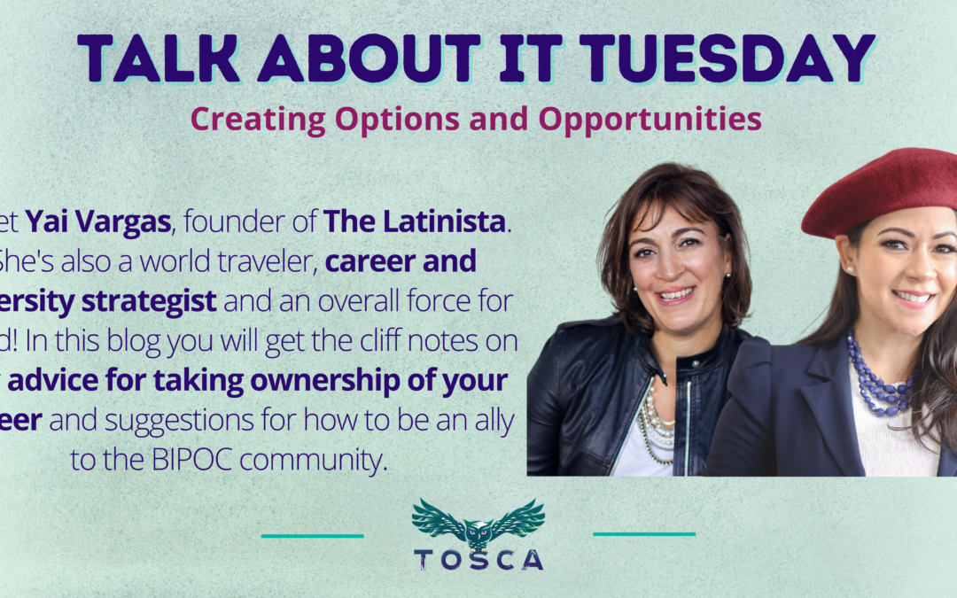 Talk About It Tuesday:  Career Options And Opportunities