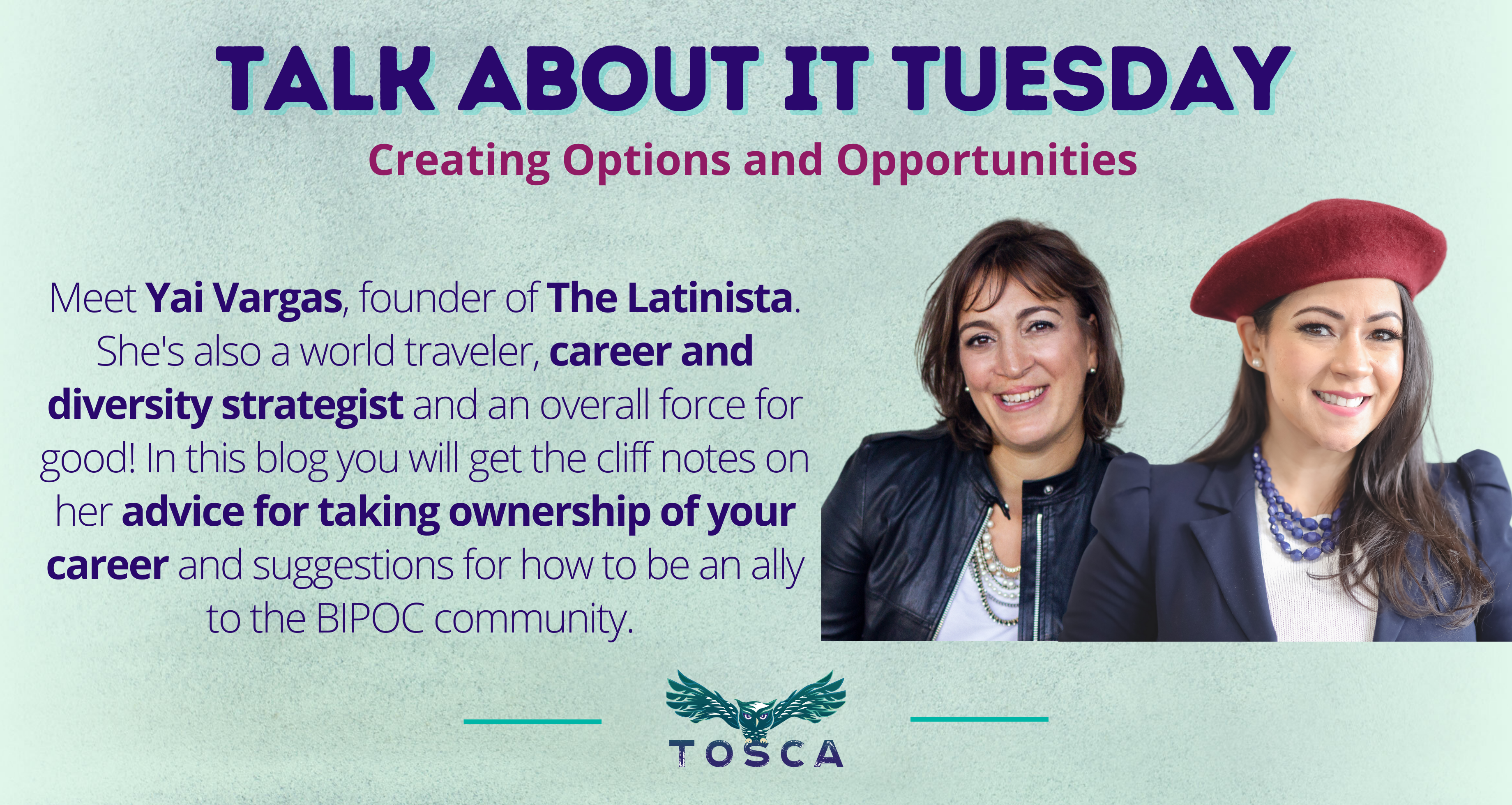Talk About It Tuesday:  Career Options And Opportunities